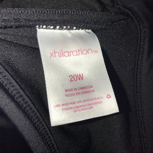 Xhilaration black bikini top plus size - Picture 3 of 3